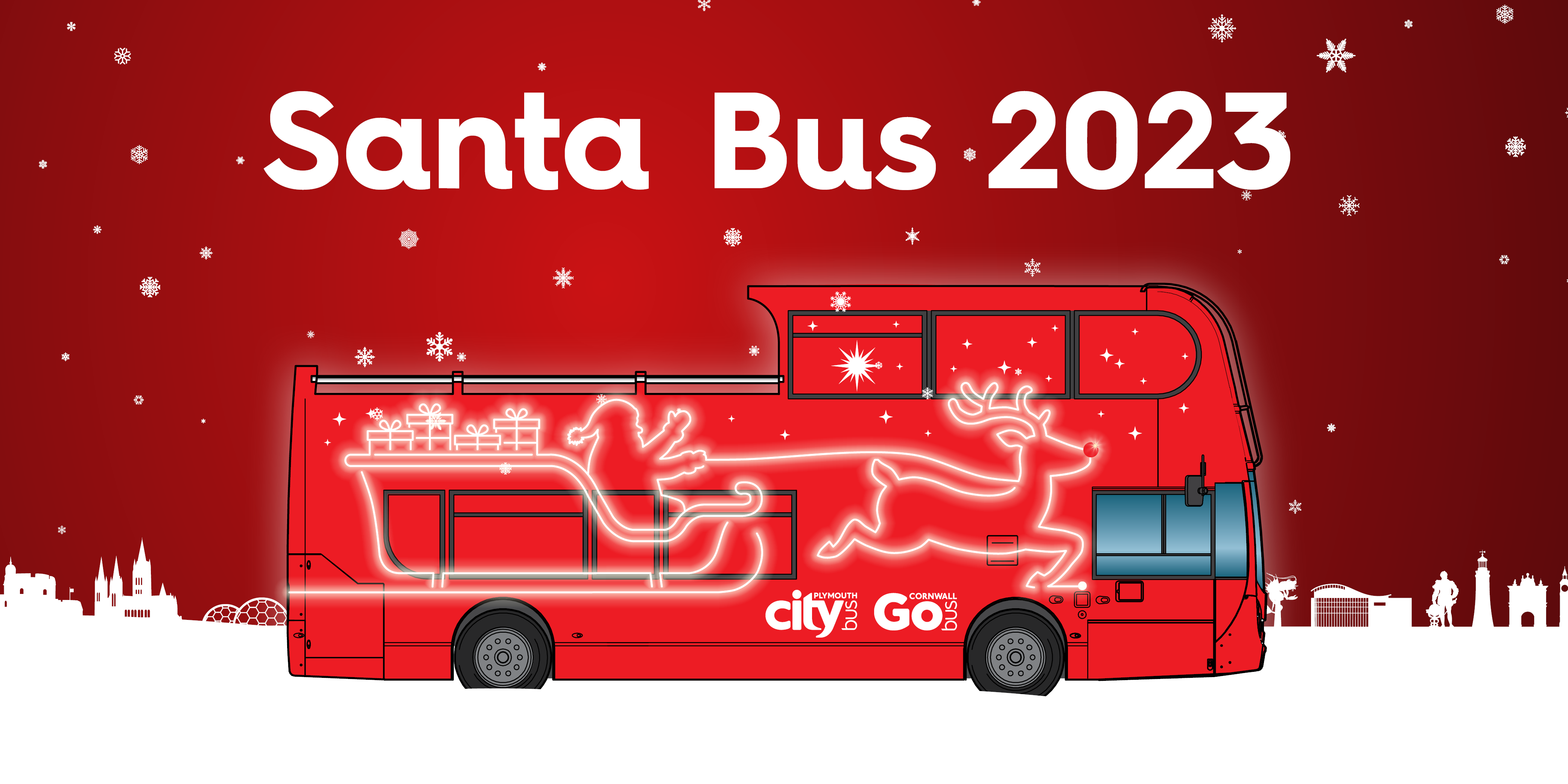 Santa Bus 2023 - Plymouth Bus