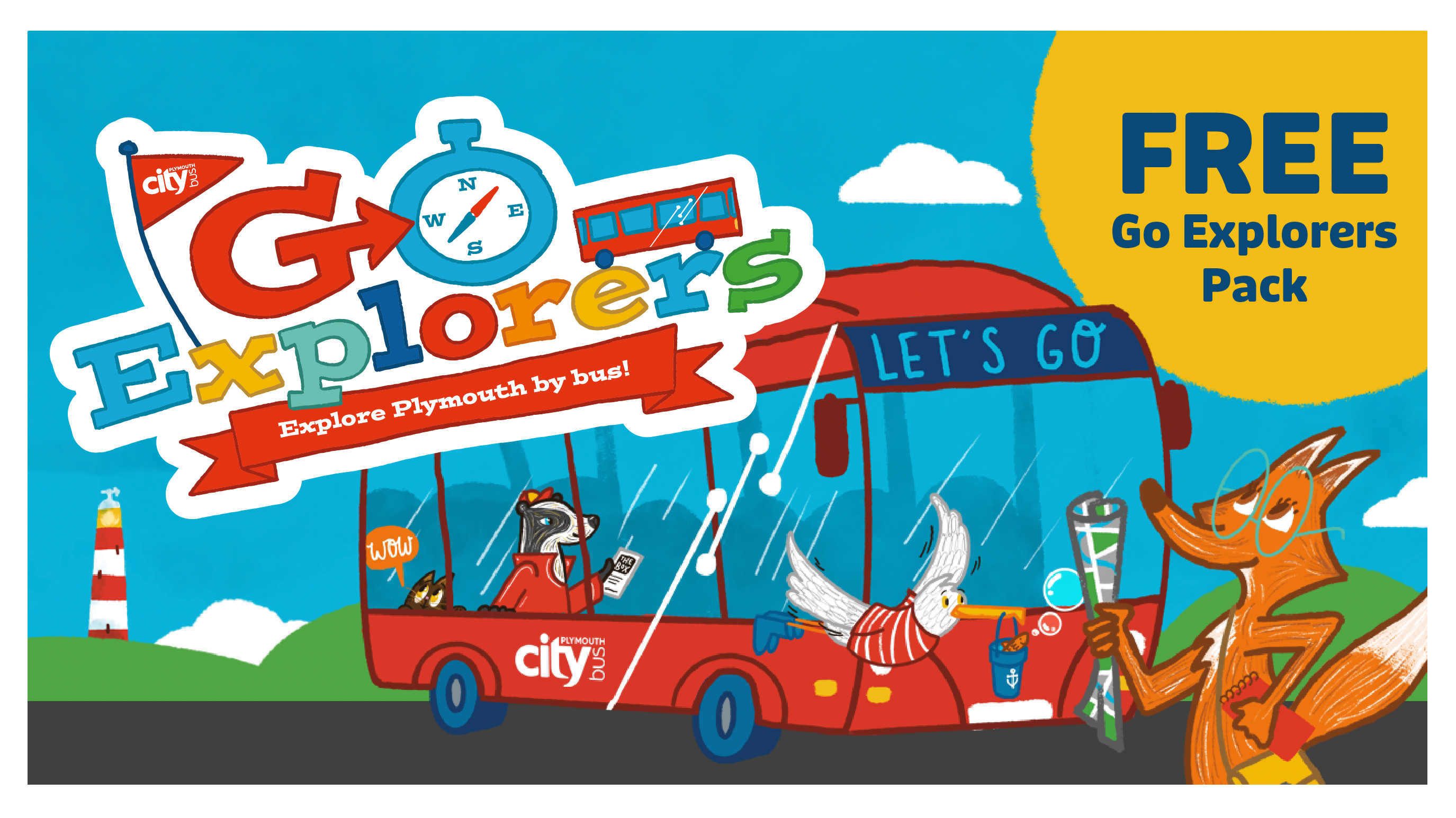 Go Explorers, summer adventures - Plymouth Bus