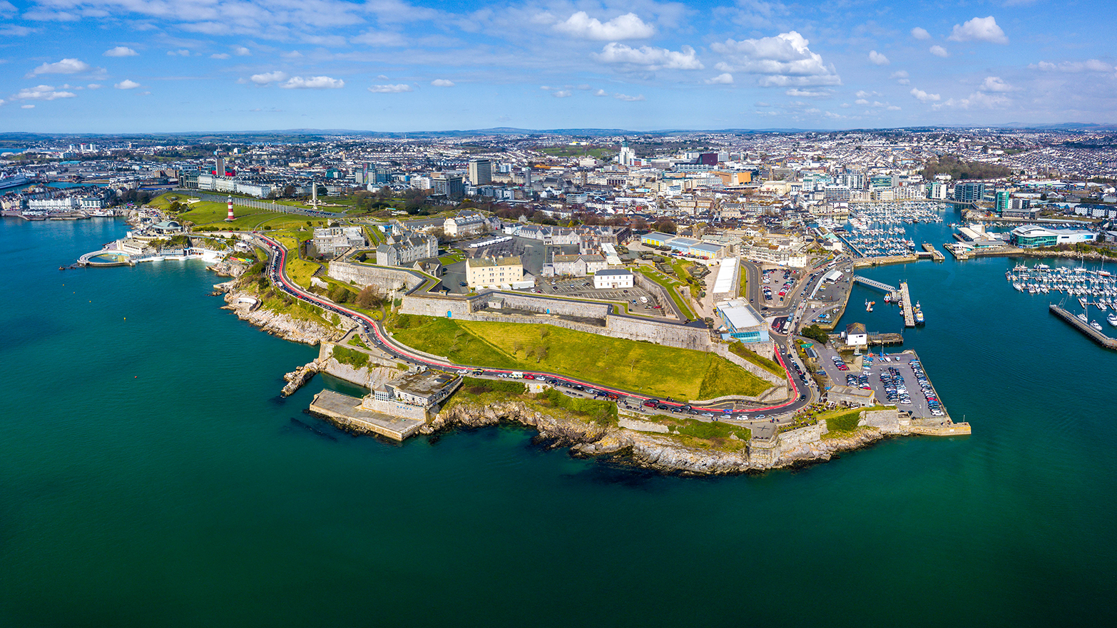 Plymouth City Centre to Plymouth Hoe (Loop)
