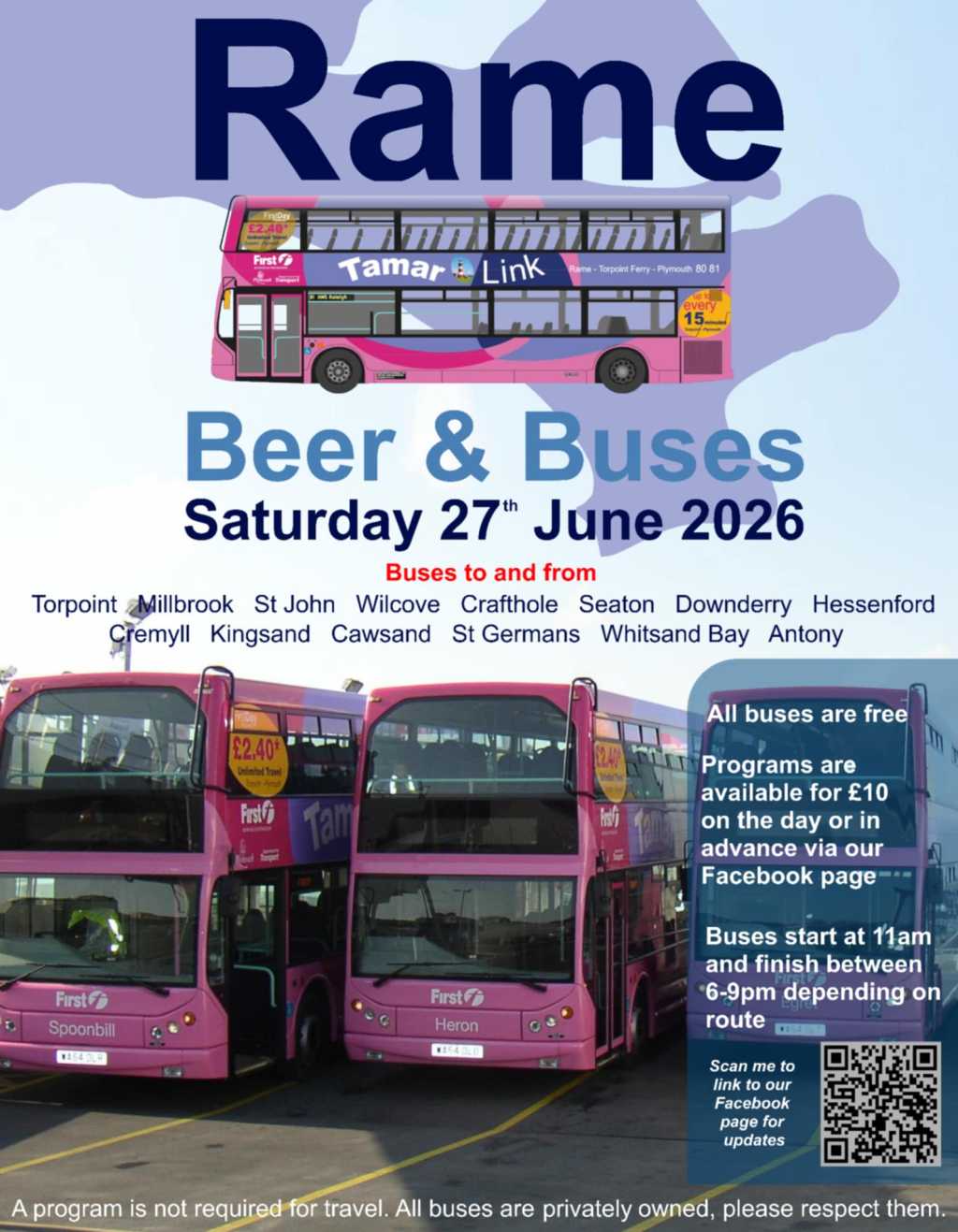 Rame Beer and Buses Poster